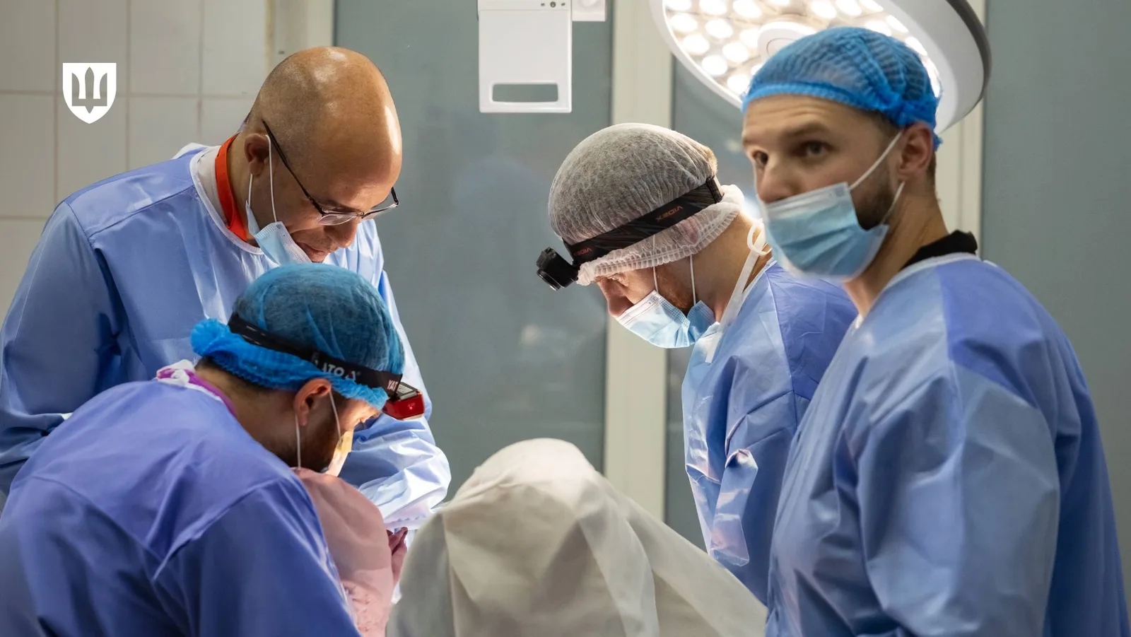 Doctors take part in the Trident international military surgery and resuscitation course in Ukraine